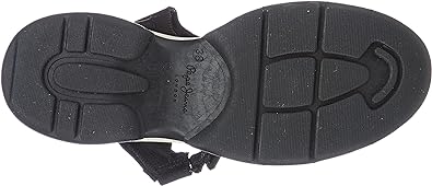 Pepe Jeans Women's Grub Logo Fisherman Slip On Sandal Black, Size 6 UK (41 EU)