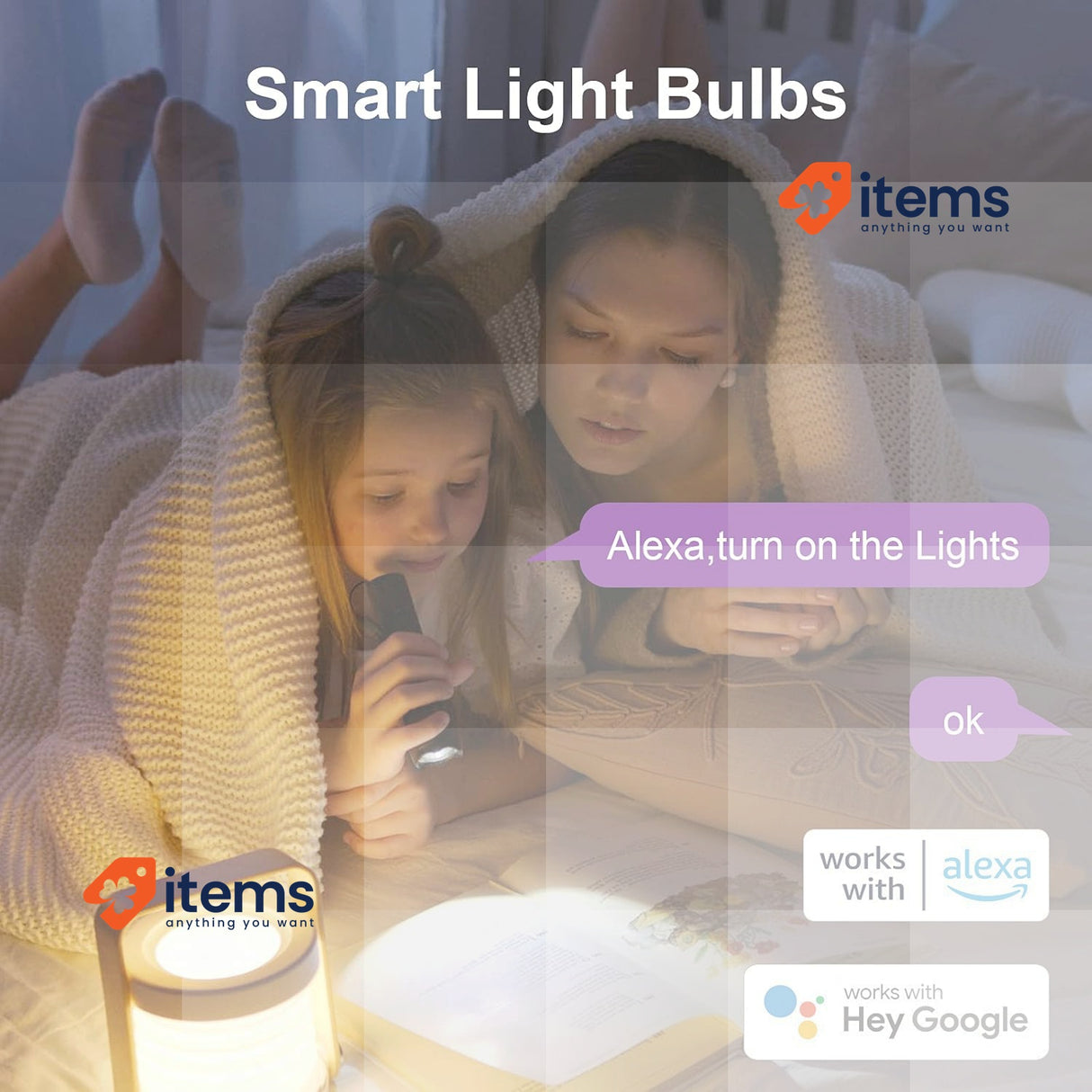 ANTELA Smart Bulb E27 Alexa WiFi Light Bulbs, 9W 1000LM LED Screw Bulb