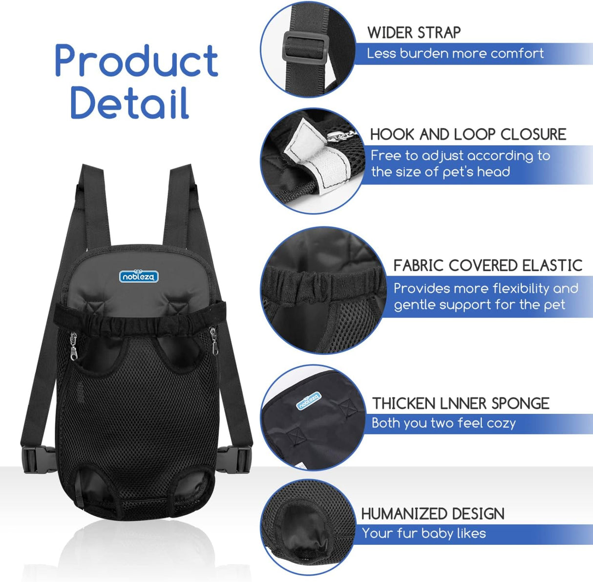 Nobleza Dog Carrier Backpack