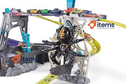 Metal Machines Spider Strike Playset Cars Race Track (spider) Free Packaging