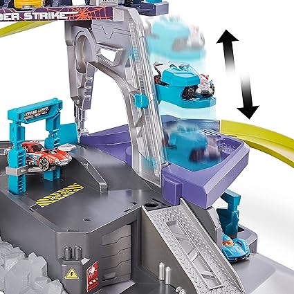 Metal Machines Spider Strike Playset Cars Race Track (Spider) Free Packaging