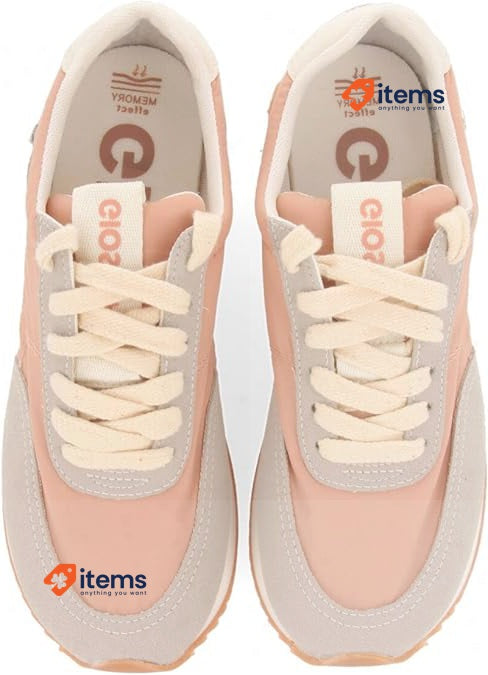 GIOSEPPO Women's Pensacola Low - Top Sneakers Synthetic Rosa 3 UK Shoes Low-Top