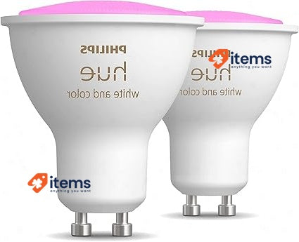 Philips Hue White and Colour Smart Light GU10 Ambiance 2 Spot Bluetooth Works