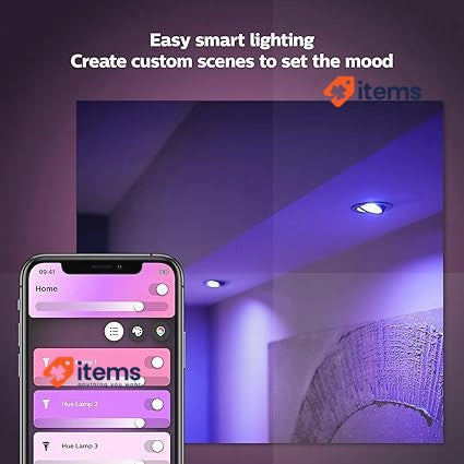 Philips Hue White and Colour Smart Light GU10 Ambiance 2 Spot Bluetooth Works