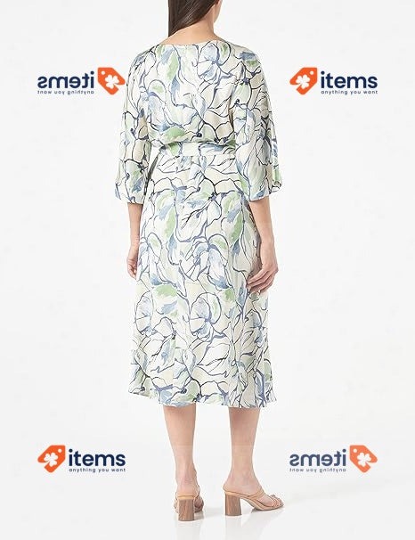 ESPRIT Collection 022EO1E349 Dress, 113/Off White 4, 46 for Women