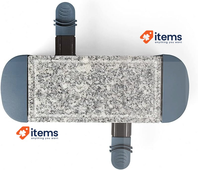 Livoo DOC156BS Raclette Machine for 2 People, Stone, Blue