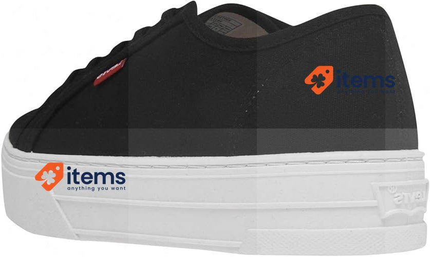 Levi's Women's Tijuana Trainers Black - Size 37 EU / 4 UK Sneaker Shoes