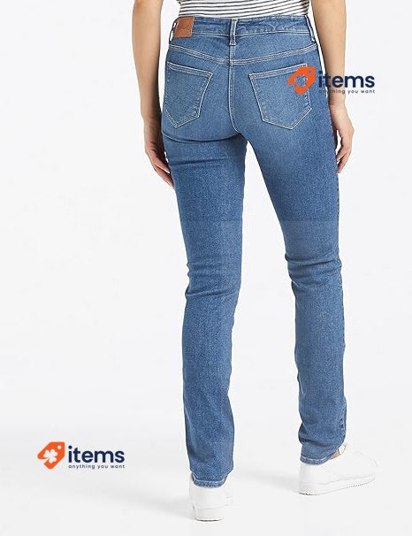 Wrangler Women s Jeans Casual Stretch Women Classic Size 28W/32L Blue Pike Slim