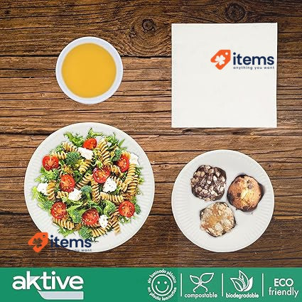 Aktive 71347 - Procos Eco Friendly And Biodegradable Disposable DINnerware Set