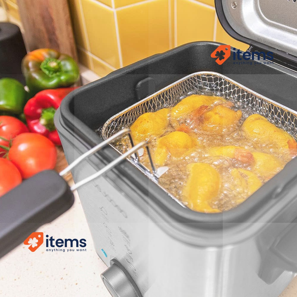 Cecotec CleanFry Advance 1500 Inox Electric Fryer 1.5 Litre Stainless Steel 900