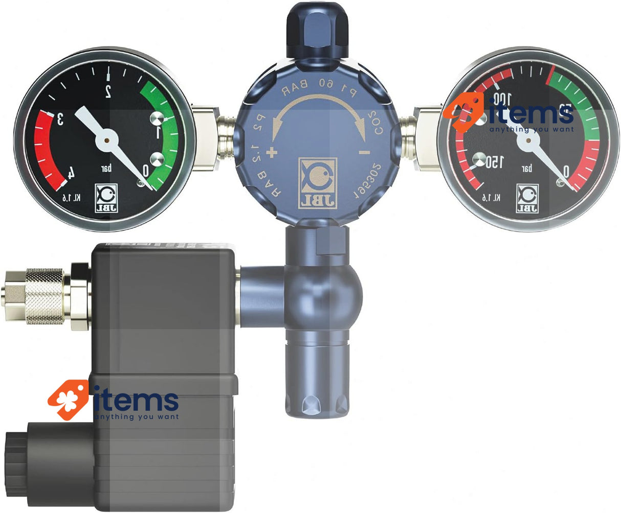 JBL PROFLORA CO2 Regulator Professional, Pressure Control Fitting For Valve Pool