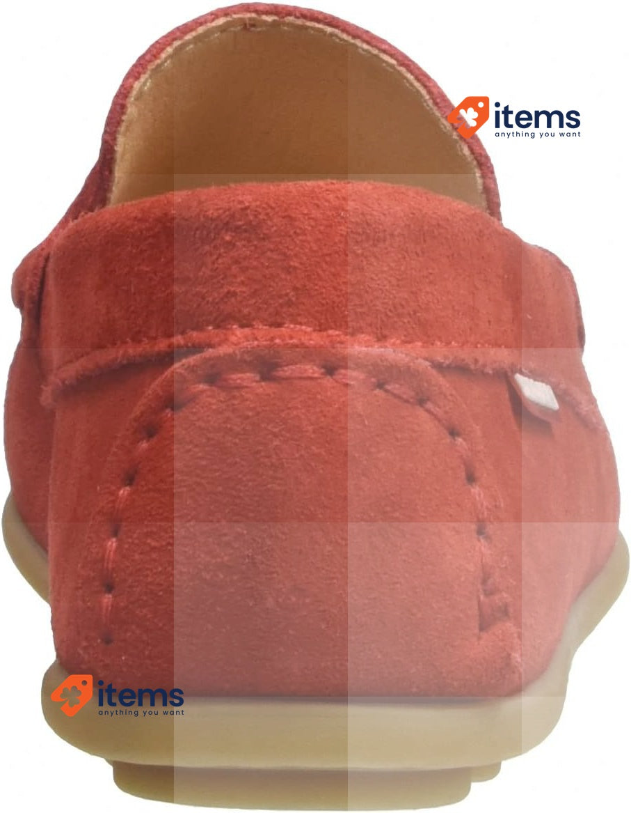 Pablosky Boy's 127366 Driving Flexible Rubber Red Size 1 UK (32 EU) Moccasins