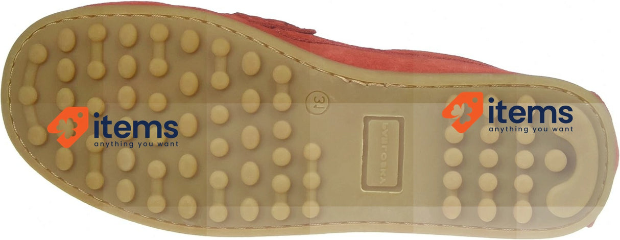 Pablosky Boy's 127366 Driving Flexible Rubber Red Size 1 UK (32 EU) Moccasins