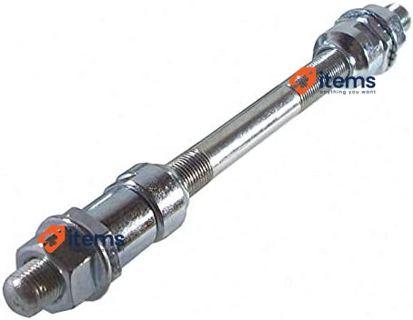 Cyclingcolors REAR WHEEL AXLE 3/8 Inch X 170mm Bicycle UNIVERSAL - 170 MM