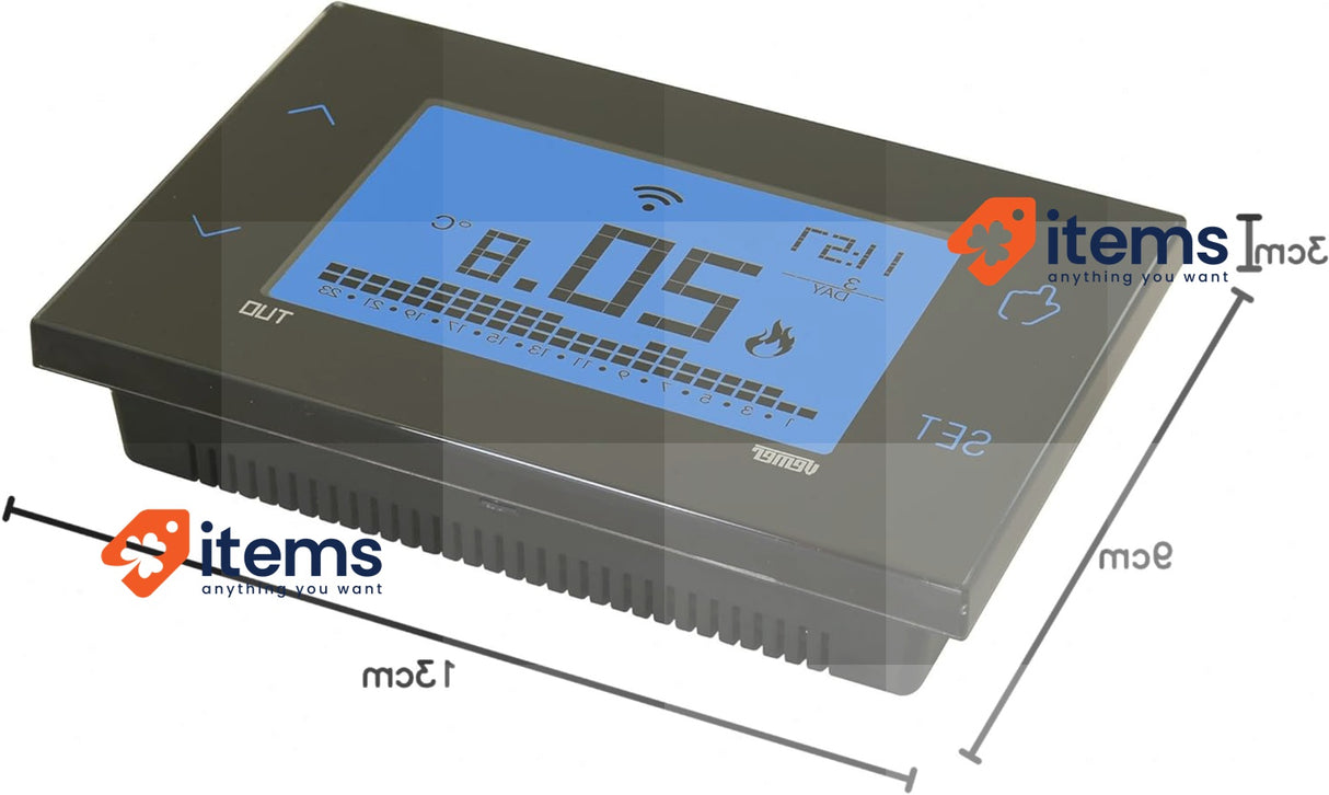 VEMER Smart Battery, WiFi Timer Thermostat Controllable by Smartphone with iOS