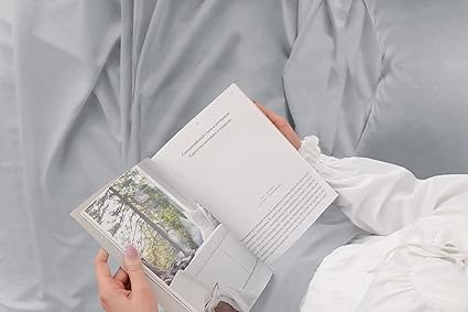 Polygino Bed Sheet Cover 4 Piece 50x80 Case Sheet-135-135x190/200 cm Grey Claro