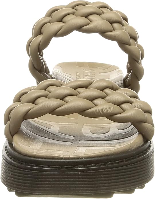 Shabbies Women's Shs1185 Fabric Loafer Leather Taupe 8 UK Amsterdam Shoes