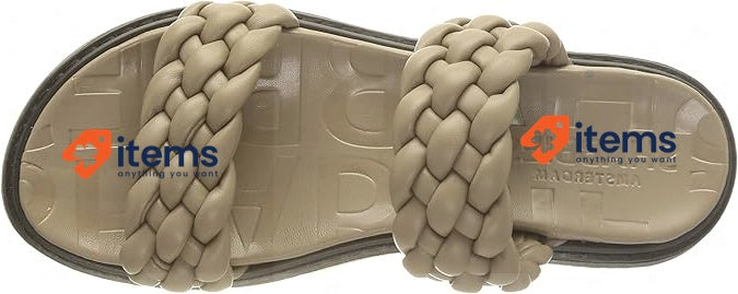 Shabbies Women's Shs1185 Fabric Loafer Leather Taupe 8 UK Amsterdam Shoes