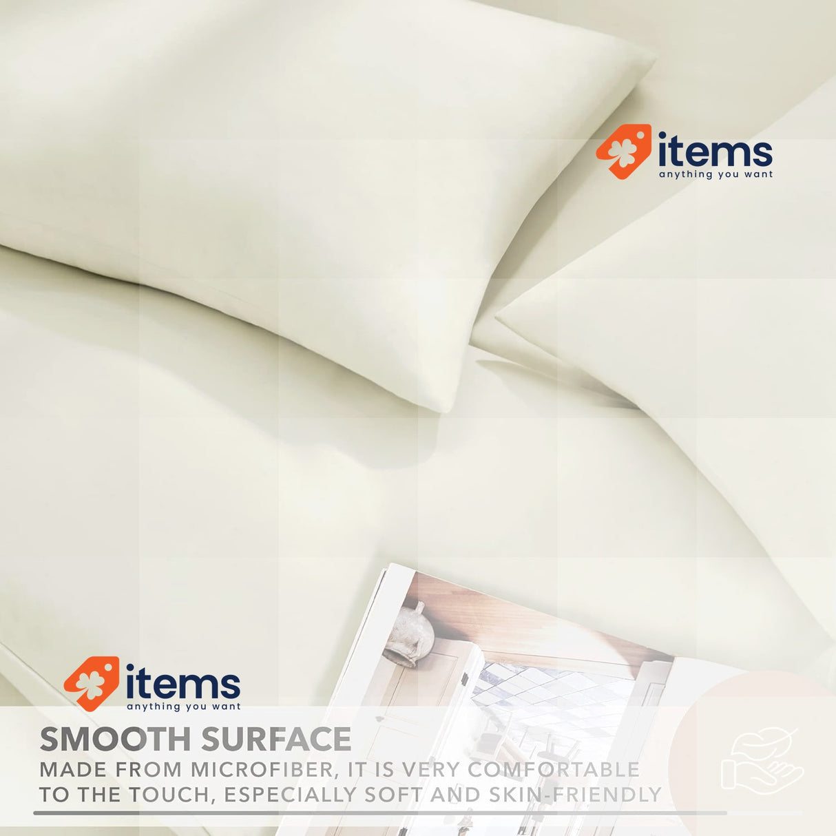 Deconovo 2 Pack Brushed Microfiber Pillowcases - Set Of 2, Navy Duvet Cover Soft