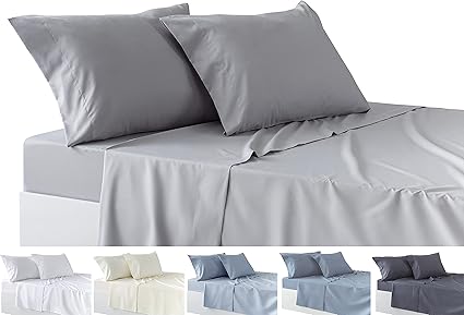 Todocama Sábana Adjustable Bajera Encimera Two 50x80cm Pillowcase Light Grey