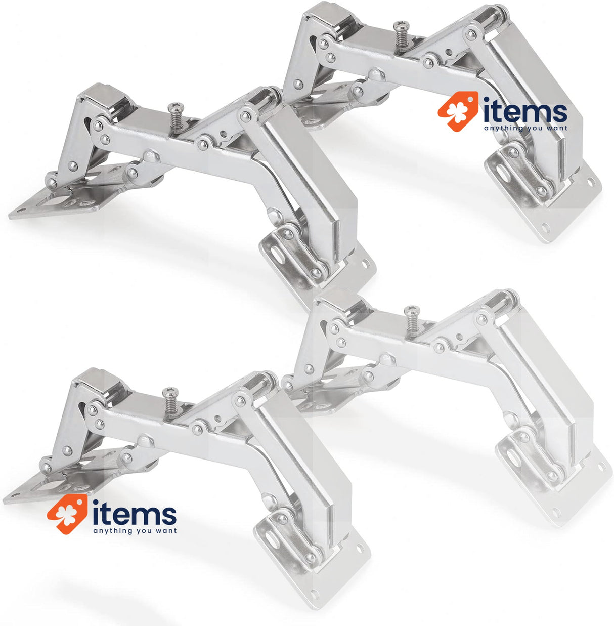 Concealed Cabinet Door Hinges - 170° Opening Angle, Soft‑close, Full Overlay