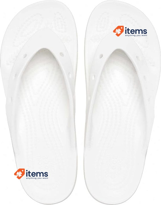 Crocs Classic Platform Flip Flops White Size UK 4 EU 37 Women S W Clog Women's