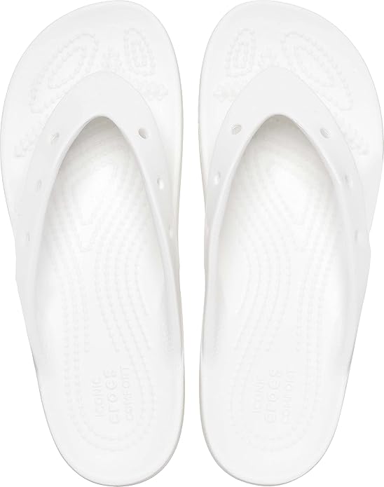 Crocs Classic Platform Flip Flops White Size UK 4 EU 37