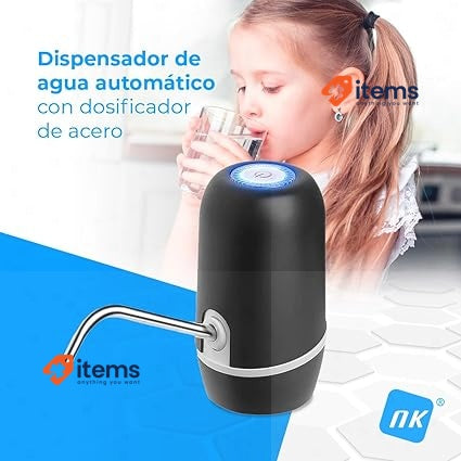 NK Water Dispenser – Automatic Dispenser, USB Charging, Steel Dispenser 18.9L