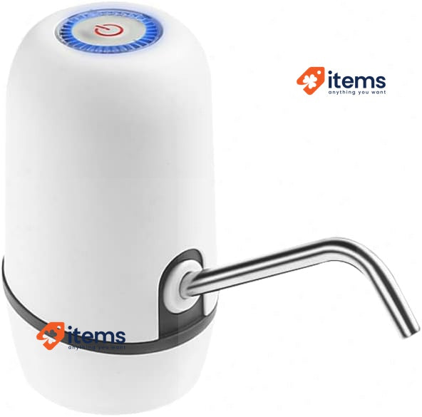 NK Automatic Water Dispenser - USB Charger, Steel Dispenser BPA Free White