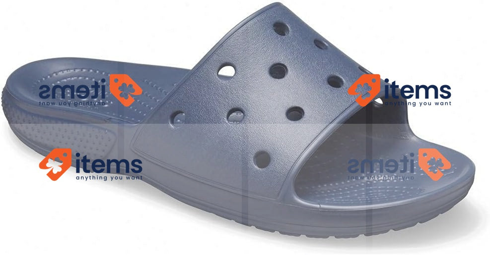 Crocs Unisex Classic Slide Navy Blue Synthetic Size 13 UK Men, 49-50 EU