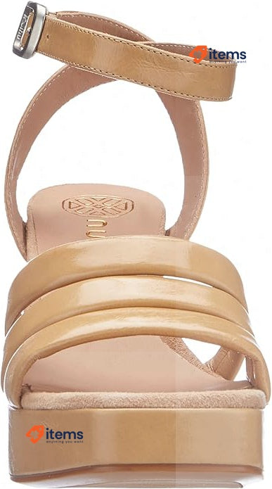 Unisa Women s Heeled Sandal in Beige, Size 6.5 UK (37 EUR) Unisa Women's Skin