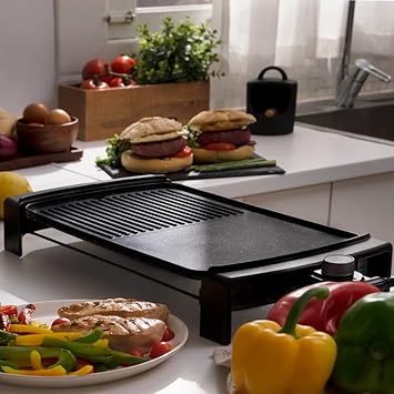 Cecotec 03192 Electric griddle, Wood, Black