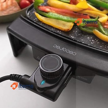 Cecotec 03192 Electric Griddle, Wood, Black Grills Sandwich Makers