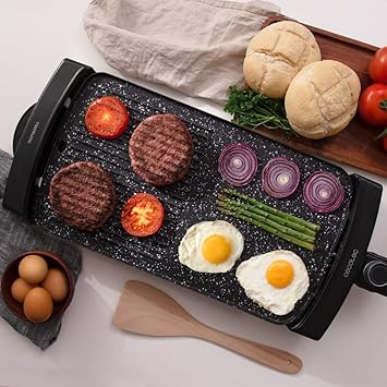 Cecotec 03192 Electric griddle, Wood, Black