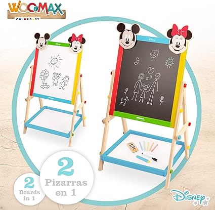 WOOMAX Disney - Minnie and Mickey Pizarra wood children, 5x65 cm (48739)