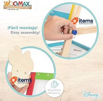 WOOMAX Disney - Minnie and Mickey Pizarra wood children, 5x65 cm (48739) Wooden