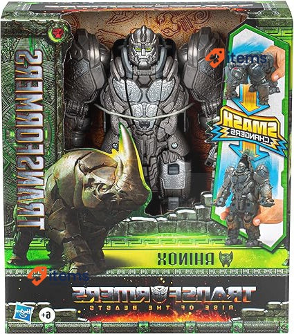 Transformers Toys Rise of The Beasts Movie Rhinox Converting Action Figure