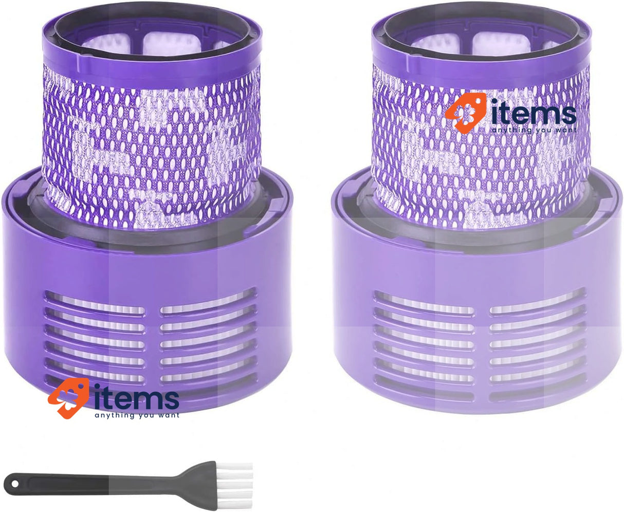 VIEWALL Dyson V10 Filter Pack of 2, Vacuum Cleaner Washable Filter
