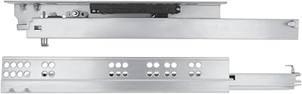 Amig Mod.45 Zinc Plated Steel Sliding Runners Furniture Set of 2