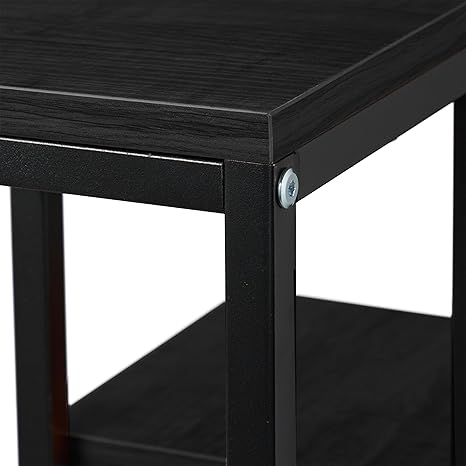 Relaxdays Plant Stand, Modern Pot Holder with 4 Tiers Black