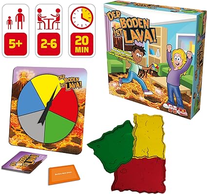 Goliath 920323006 The Base is Lava Outdoor Games Age 5 Years +