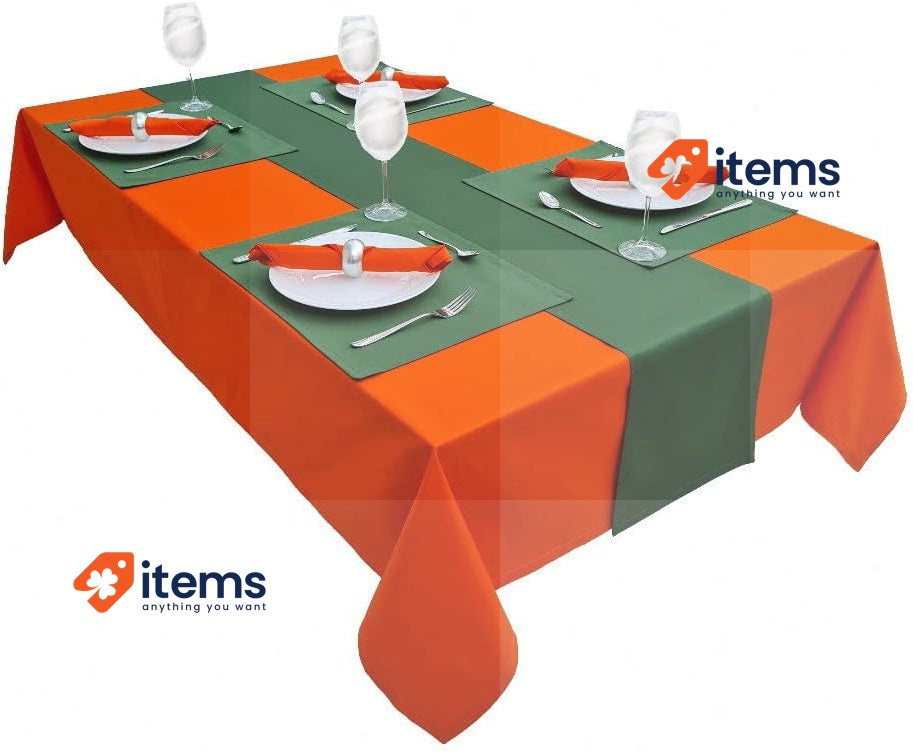Lemos Home Table Runner, Table Linen Made from 100% Cotton 40 x 180 cm