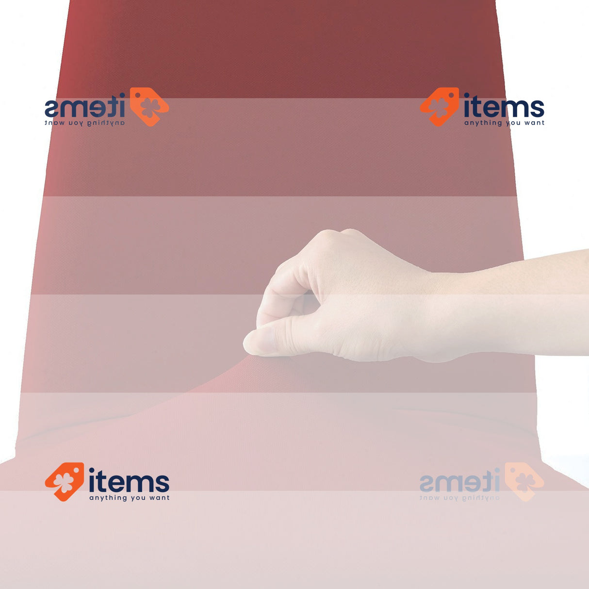 Poligino 6 Piece Waterproof Chair Cover Comfortable Burgunday