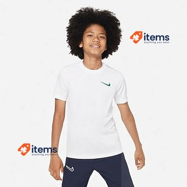 Nike Soccer Jersey Y Nk Df Park Vii Jsy Ss, White/Pine Green, BV6741 - 101, XS