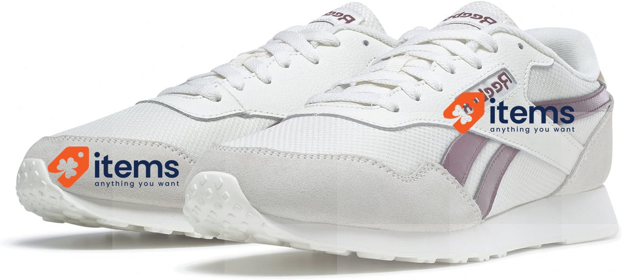 Reebok Men s Royal Ultra Sneakers, White/Purple, Size 4.5 UK (36.5 EU)
