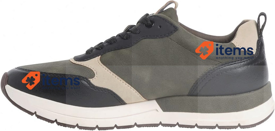 Tamaris Women Athletic Trainer Olive/BLK Comb 40 EU 23733 - 29 1 UK Women's 778