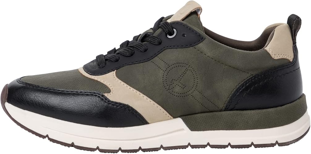Tamaris Women Athletic Trainer Olive/BLK Comb 40 EU