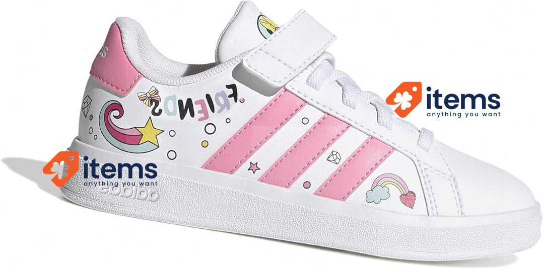 adidas Unisex Kid's Grand Court Minnie The K Tennis Shoes