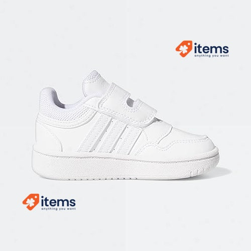 Adidas Unisex - Baby HOOPS 3.0 BASKETBALL SHOES For Sneakers White Boy S Kids UK