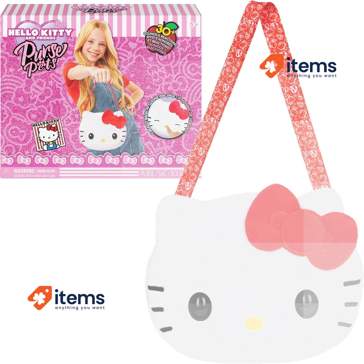 Purse Pets, Sanrio Hello Kitty And Friends Interactive Pet Toy Handbag Over Kids